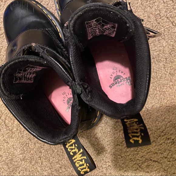 Doc Marten x Lazy Oaf Heart Buckle Boot - Picture 9 of 11